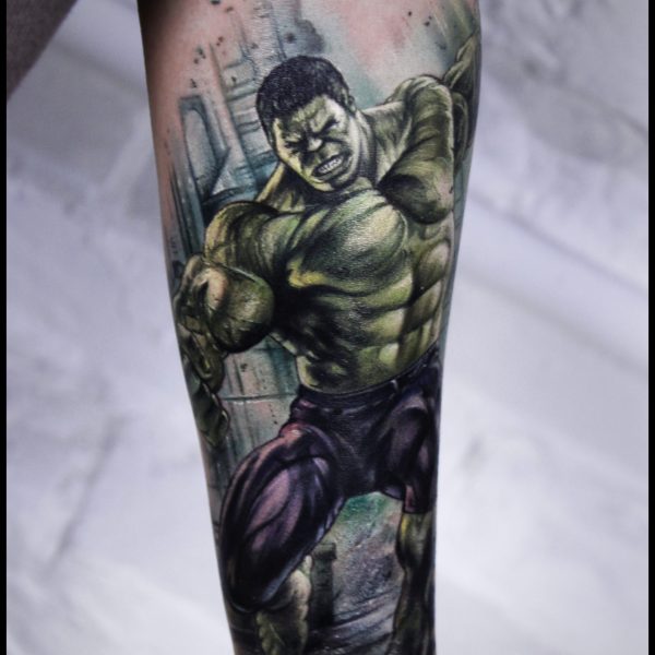 hulk tatuaż