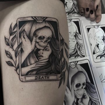 karta tarota tatuaz