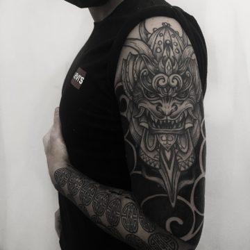 tatuaz graficzny japonski