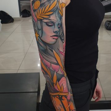 tatuaz neotrad rekaw