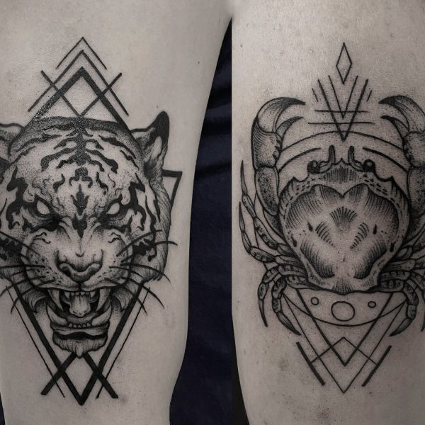 tatuaz tygrys